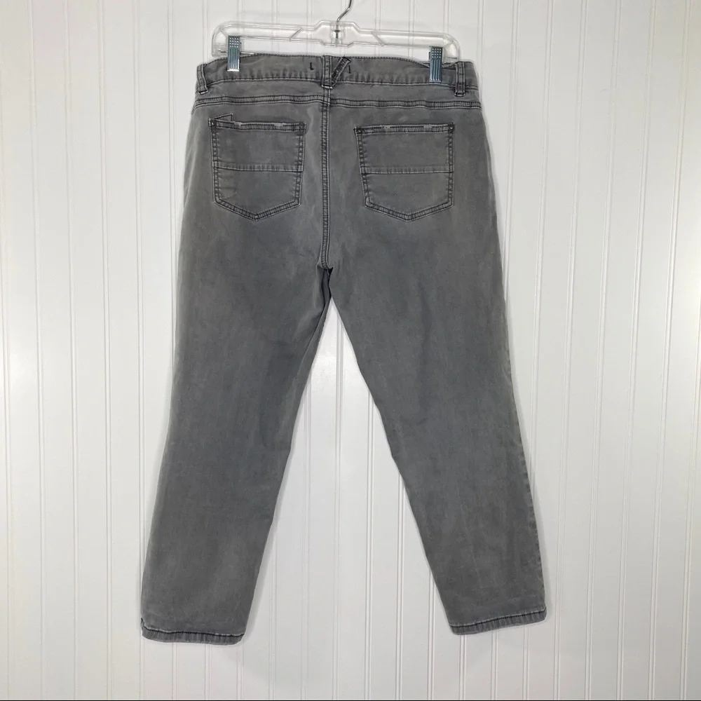 Free People Gray Cropped Jeans Size 30 - Picture 2 of 5